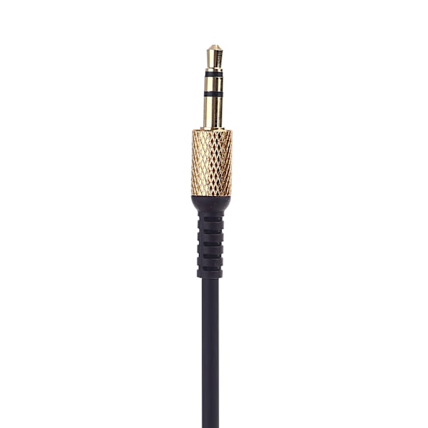 Gullbelagte pluggkabler for hodetelefoner, øretelefoner, slitesterke ledninger