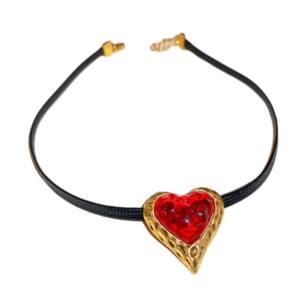 Hjärtat hänge halsband Stud örhänge läckert mode charmig och elegant kärlek null - Necklace
