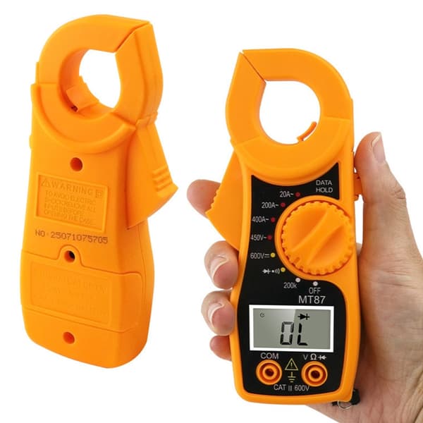 Effektiv tangamperemeter med målekapasitet for effektiv testing