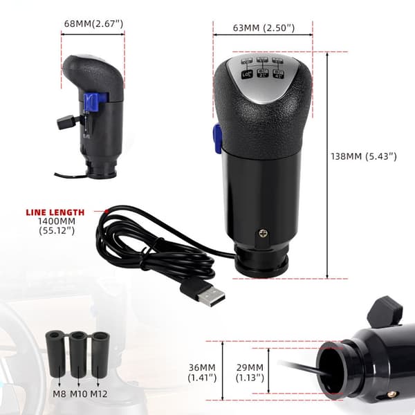 USB H-controller til lastbiloplevelse understøtter flere gear-designs