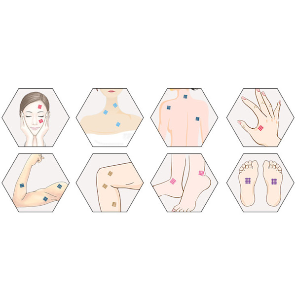 10 kpl/pakkaus Urheilu Urheilu Fysio Lihakset Hoito Elastinen Fysio Terapeuttinen Teippi Skin Color