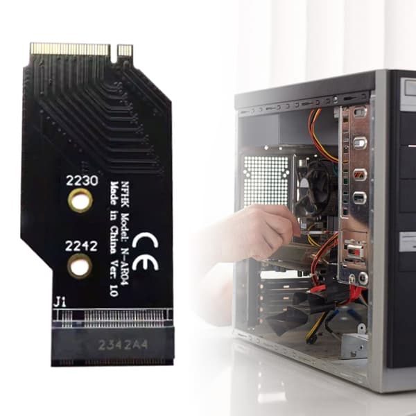 M.2 SSD NVME til PCIe 4.0 Adapter, PCIE Host Controller Utvidelseskort