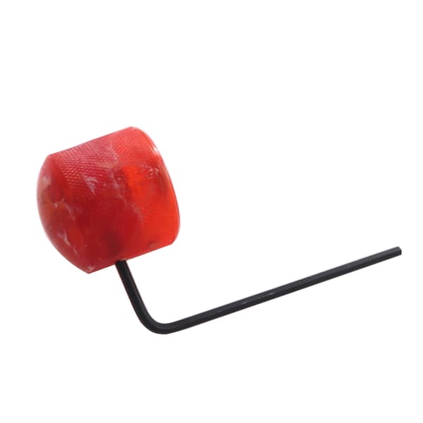 3 st plastvolymtonkontrollknoppar topphatt rak gitarrhastighetskontrollkrukor Pink