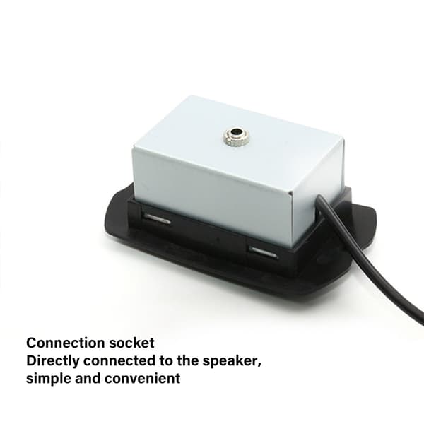Akustisk Gitar Preamp Piezo Pickup 2-bånds Gitar EQ Equalizer Piezo Pickup