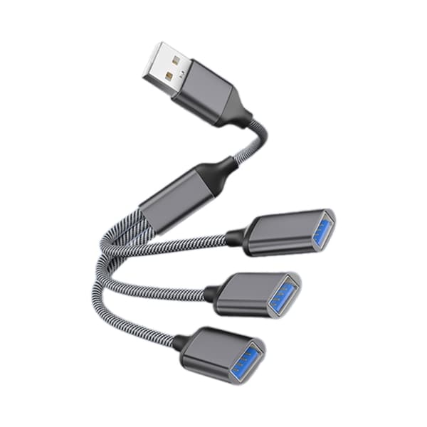 3 i 1 USB 2.0 OTG Adapter USB Hane till USB 2.0 Multi-Function Splitter Kabel