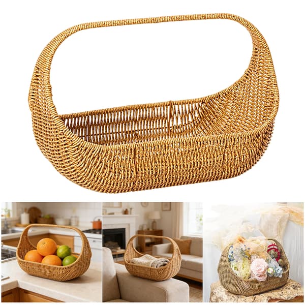 PE Båtkurv Designet for Dekor, Piknik og Rydding