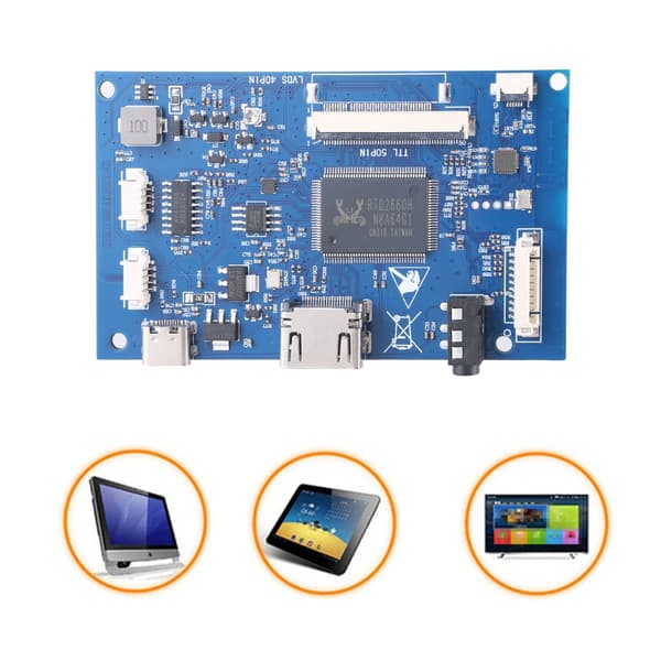 LCD Display Kombinationsdrev Controller Board AT070TN90/92/94 50pin Interface