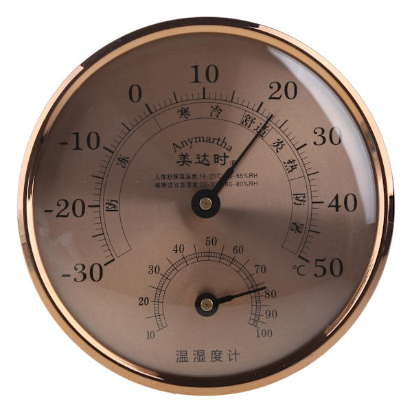 Termometer Vægtermometer og hygrometer Se temperatur og luftfugtighed