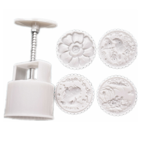 Månekageform af plastik 100 g Cookie Cutter Chokolade Månekageform kage DIY