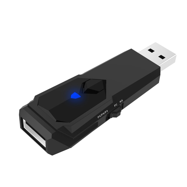 Trådlös Gamepad Bluetooth-kompatibel Transmission Receiver Handle Converter Adapter för Switch OLED PS5 för PS3