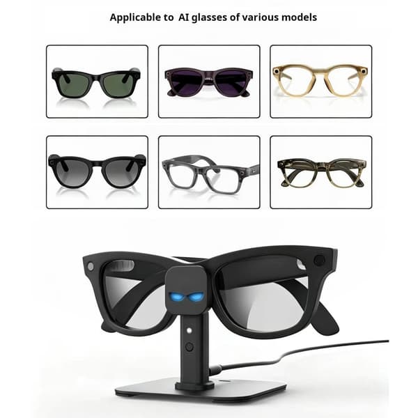 Displaystand og opladningsbase universel til Blayzer-briller