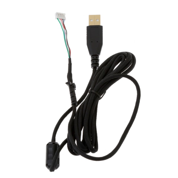 Holdbar nylon flettet linje USB-musekabel erstatningsledning til G102