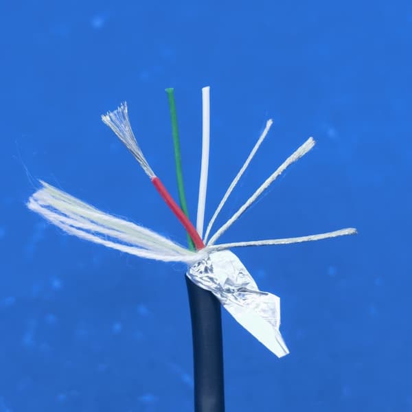 Svart USB-A til C-port ladekabel, erstatningsledning