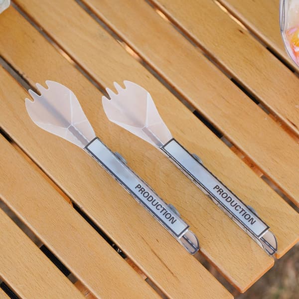 Bærbar sammenleggbar spork bestikk piknik flatware campingtilbehør