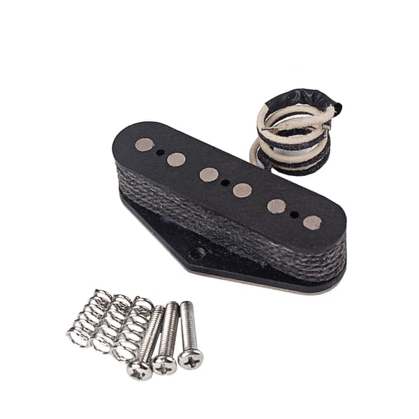 Alnico 5 S-trat Single Coil Stallbron Pickup för Elektrisk Gitarrdelar, Svart