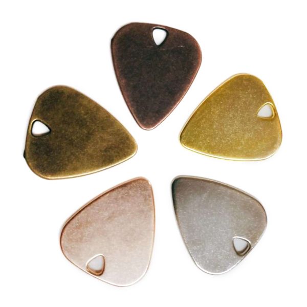 Guitarplektre, Guitar Pick Musikinstrumenter Tilbehør Instrument Træning Plekter Red copper