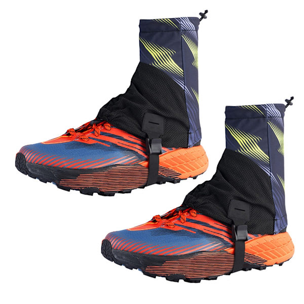 Utomhus Trail Gaiters Låga Ankel Gaters Skyddande Skoskydd Andningsbara Green mountains and