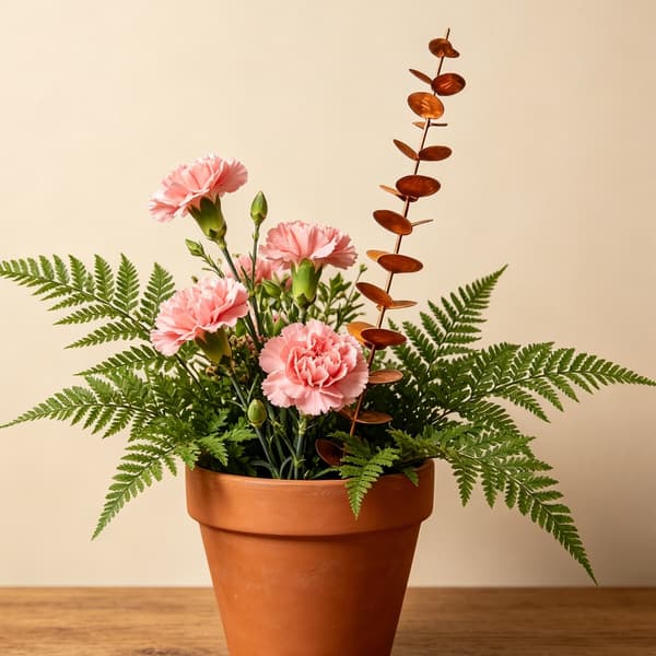 Jernblad Display Spyd til Blomsterkrukke og Haveplacering