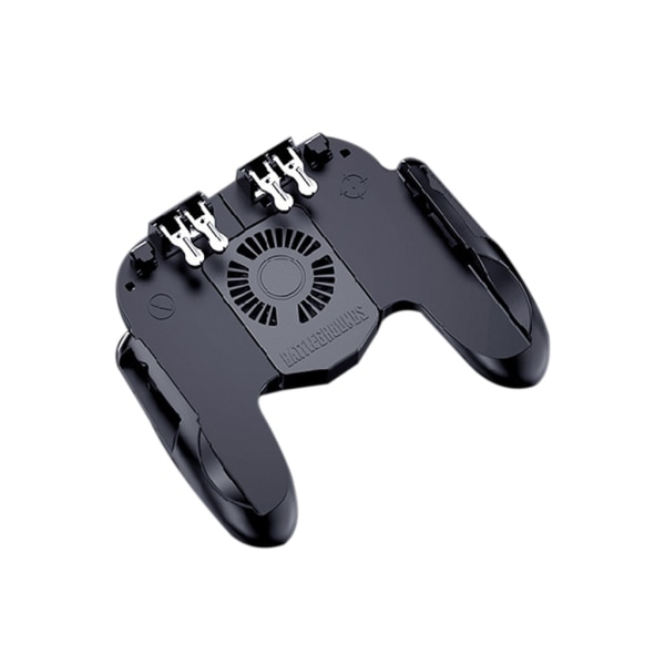 Six Finger Pubg Game Controller Gamepad Trigger Shot Fire Gratis Fläktkylning Gamepad Joystick för Ios Android-mobiltelefon