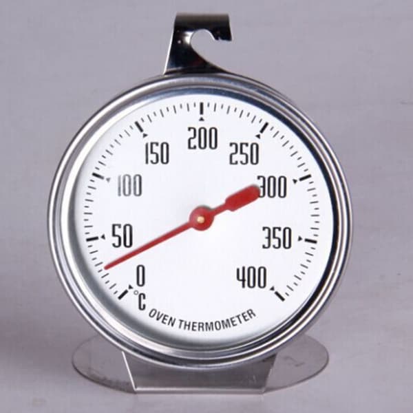 400°C Ovnstermometer i rustfritt stål Mini Skive Stående Temperaturmåler