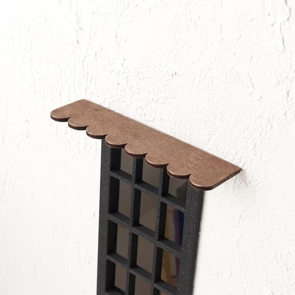 Trä DIY Dockhus Takpannor Realistisk Hantverk Trä Takspån