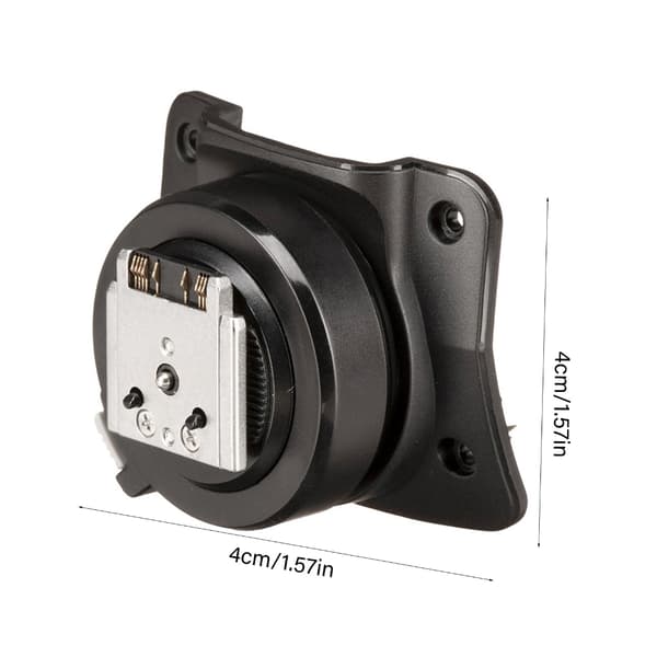 Kraftig Quick Release Flash Shoe Mount Udskiftningsreparationsdel til kameraer