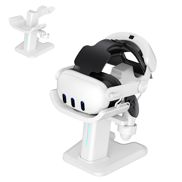 VR Ställ Headset Laddningsdocka LED VR Display Ställ Tillbehör för Quest3