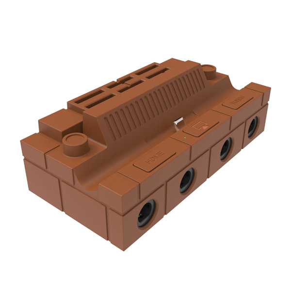 Multifunktions tv-dockingstation HDMI-kompatibel adapterbase med type-C/USB-port gamingtilbehør til switch/GC