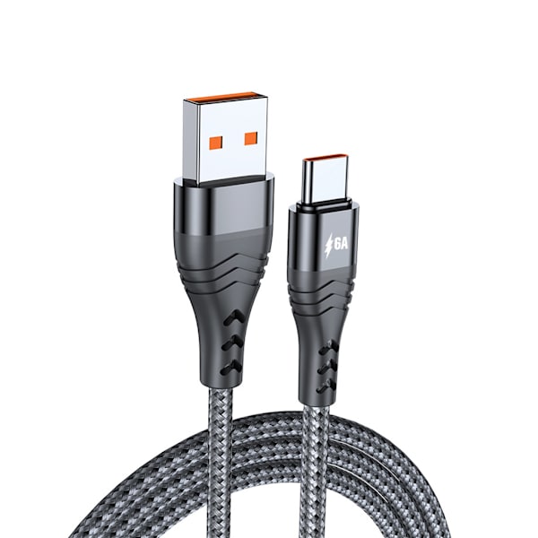 Kulumisenkestävä Type-C Datakaapeli 6A 66W Pikalatauskaapeli Matkapuhelin Data Braid Line