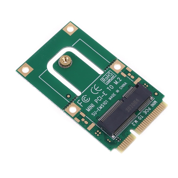 Mini PCI-E till för M.2 Expansion Card Converter NGFFF för Key E Interface Adapter
