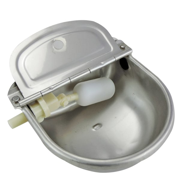 Automatiska kovattenskålar drickskålar i rostfritt stål Hundboskap Får Float Bowl Get Drinker Farm Grade Water Outle