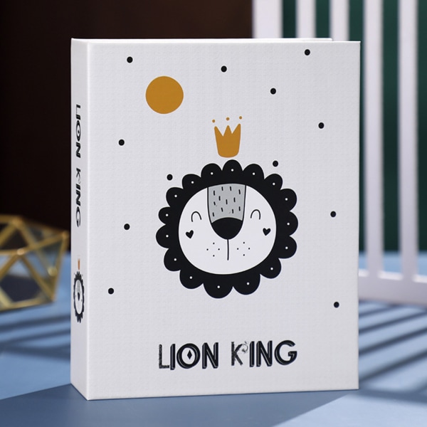 Tecknad 7" Print Familjefoto Scrapbook Album 100 foton Minnesböcker Heminredning null - The lion king