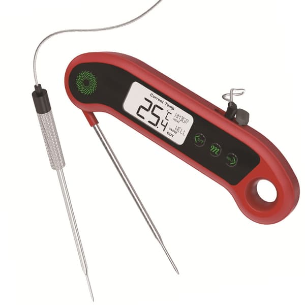 Mattermometer med ledningssonde for grilling og ovnsbruk