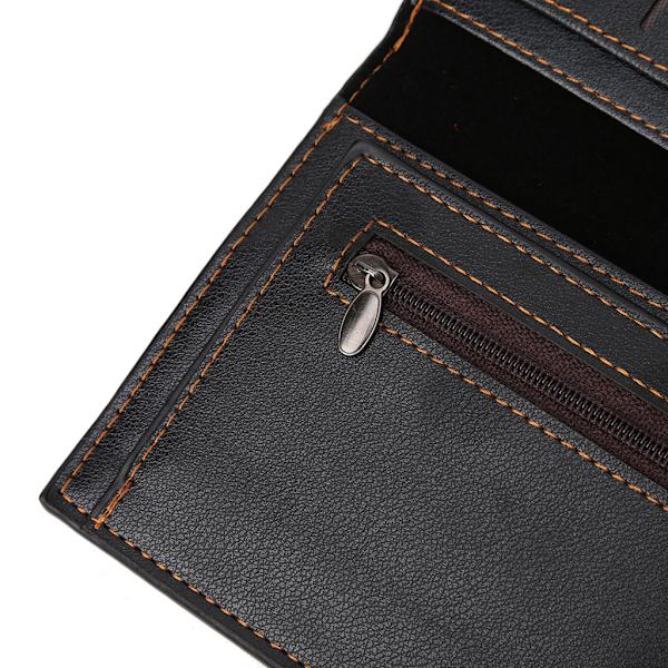 Herr 3D Alligator Plånbok Bifold ID-kortshållare Handväska för case Long Clutch Billf Chocolate