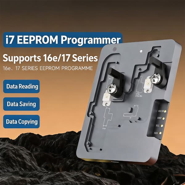 Baseband/Logikk-programmerer for lesing og skriving av telefon 16/17-serie-brikker