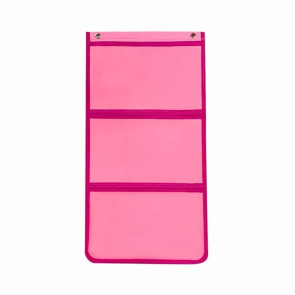 Fickdiagram Praktisk hängväska Hanging Wall File Organizer för kortbilder Pink - 1 square