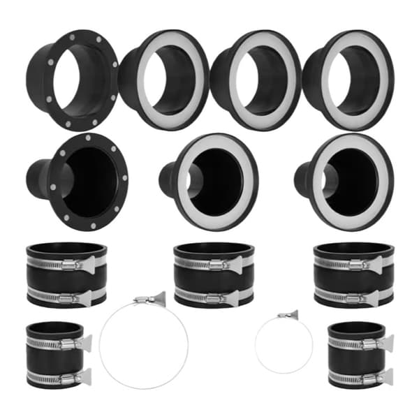 13PCS ABS Magnetiska Kopplingar Snabbanslutning Dammuppsamlingsport För Verkstad