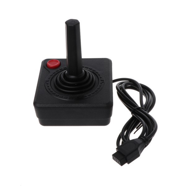 Retro Classic Joystick Controller -peliohjain Atari 2600 -konsolijärjestelmälle, musta