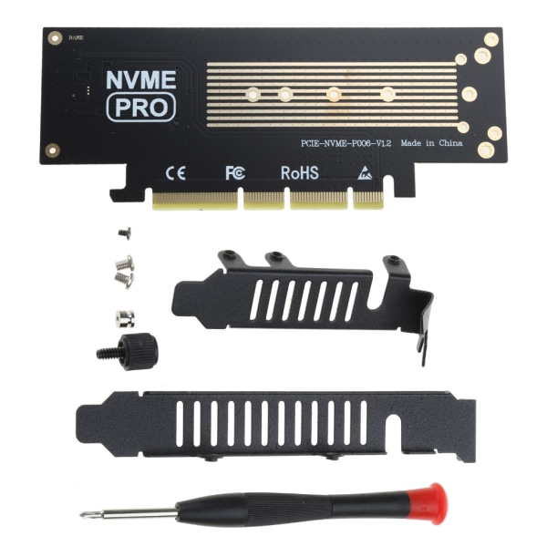 för M.2 till PCIe-kort PCIe-kontroller för M.2 NVME till PCIe X4 expansionskort för 2230-22110 för M.2 NVMe-storlek SSD-stöd