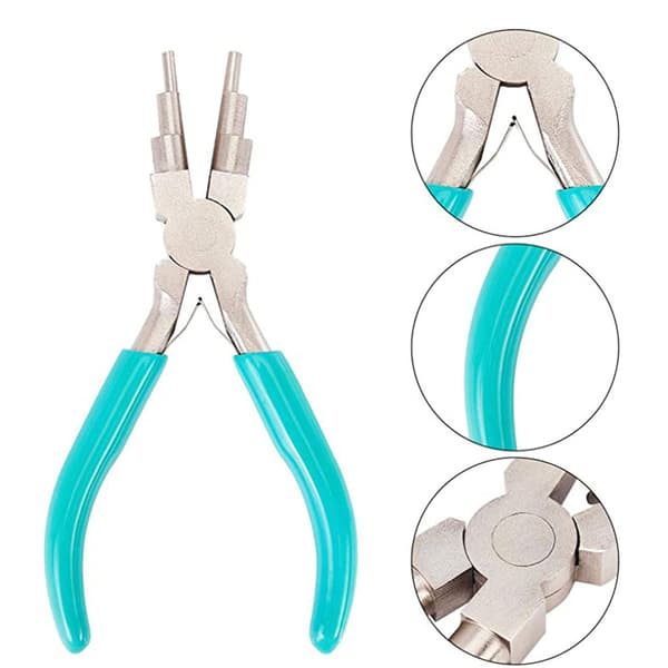 Nylon Flat Nose Pliers Mini Smykketang Tilbehør DIY Seksdelt Tang