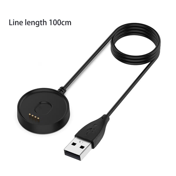 Vugge USB-ladekabel Strømadapterholder Ledning Laderledning for Ticwatch C2
