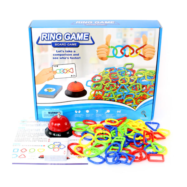 Form Matchande ringleksak Färgsortering Interaktiv matchleksak för baby Montessori Pedagogisk sensorisk leksak