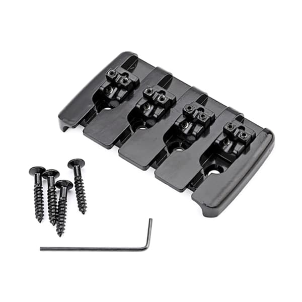 4-strengs fast sadel basbro top load tailpiece til elektriske basdele