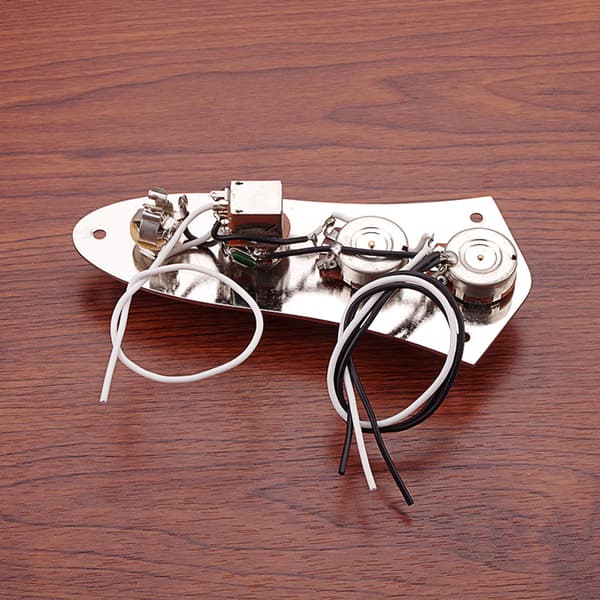 Harness Switch Knobs Vintage Control Plate til Jazz Bass Reservedele
