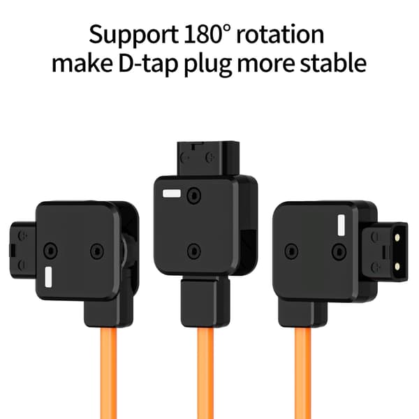 Professionell D-Tap till 2-stifts hankontakt strömkabel 60cm stöder 14.8V 10A