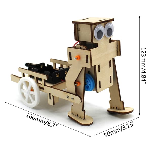 Samling 3D Puslespil Robot Model Sæt Børn Skole Stem Uddannelsesudstyr