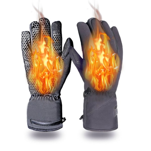 Andningsbar Snowdays Elvärme Thermal Handske för Touch Full FingerScreen Handske 3 växlar Justerbar temperatur null - Rechargeable