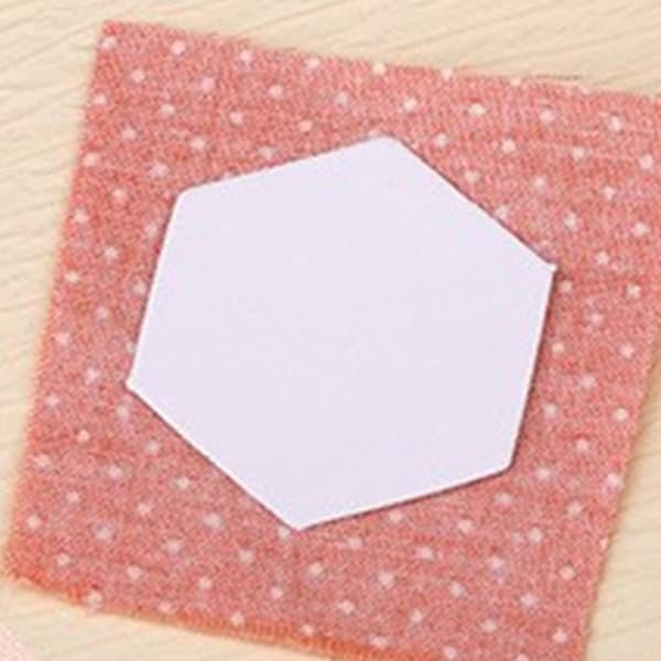600 st Hexagon Papperslappsömnad Papper Quilting Mallar för Patchwork, Sömnad