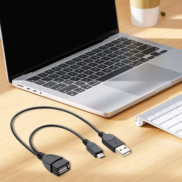 Kaksitoiminen OTG-kaapeli, virtajohto, MicroUSB–USB OTG -sovitinkaapeli