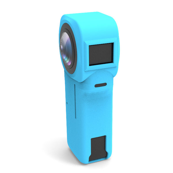 Mjuk silikon för case Dammtät skydd för case Anti-dropp ram för skal för 360 ONE RS panoramisk actionkamera Si Blue Color